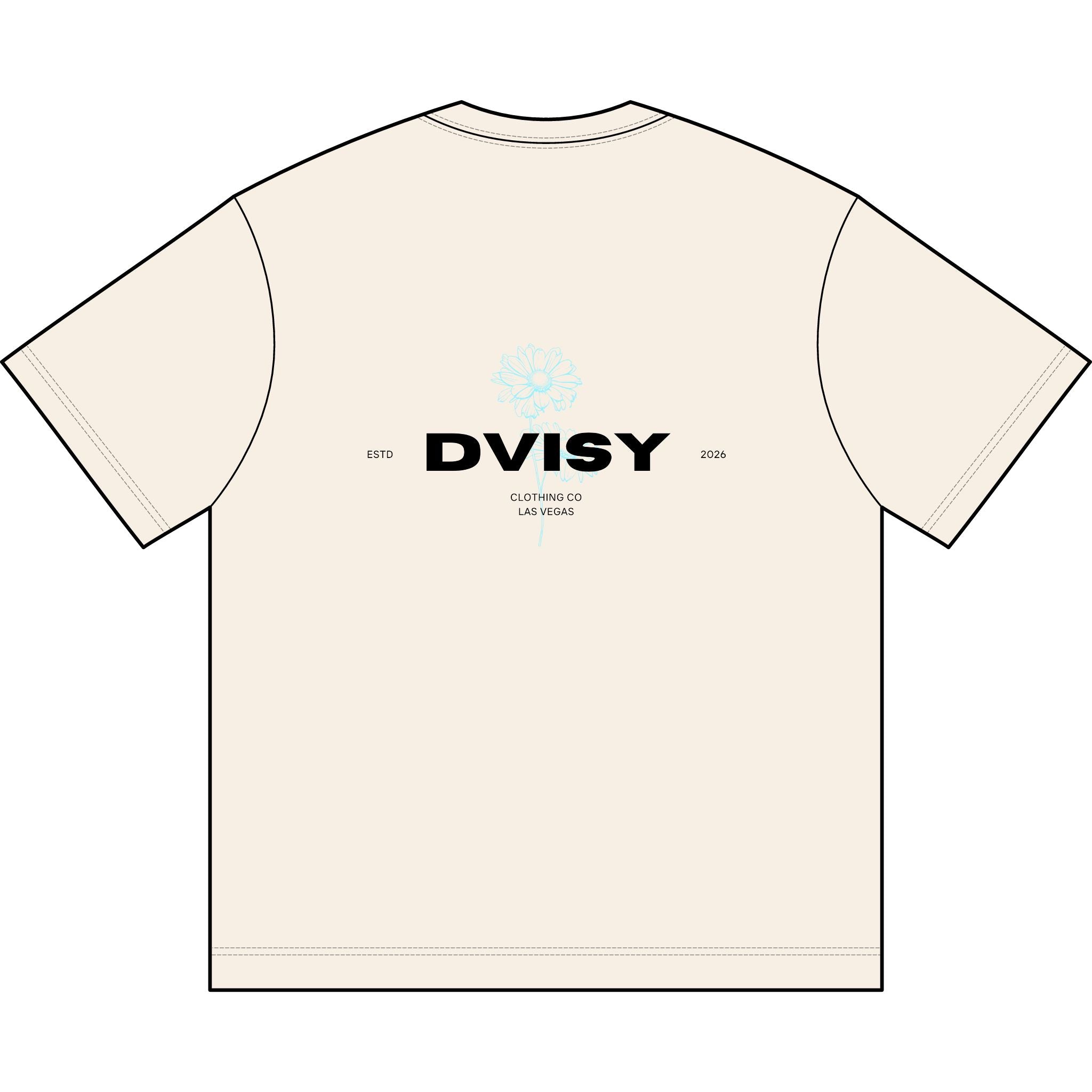 Dvisy floral Boxy Tee — Minimal