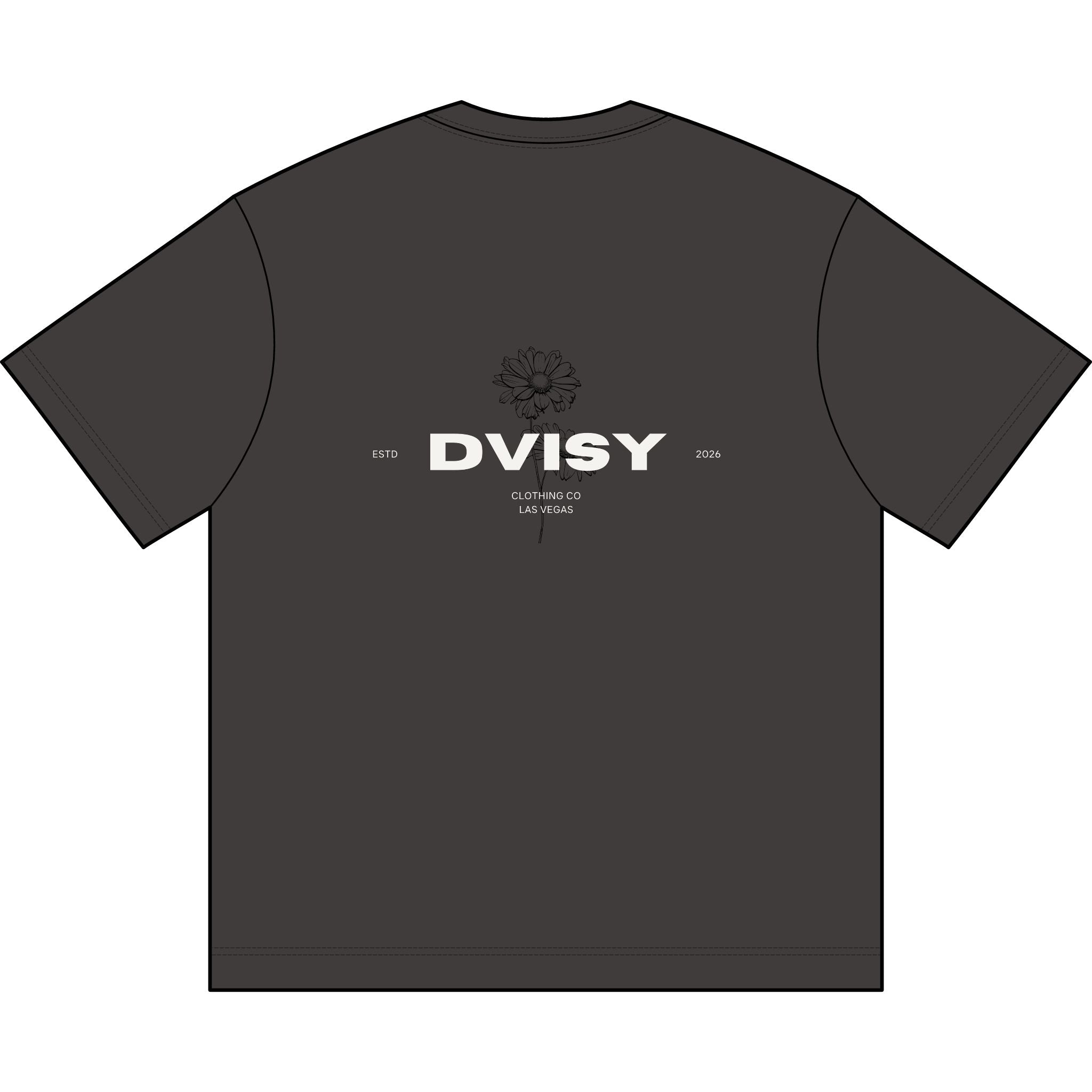 Dvisy floral Boxy Tee — Minimal