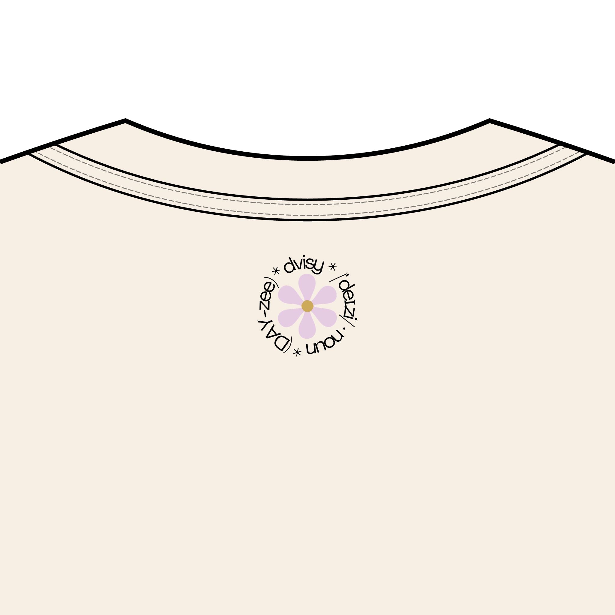 Dvisy floral Boxy Tee — Minimal